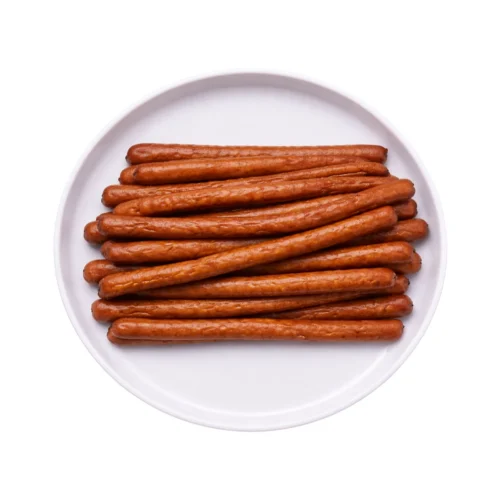 kabanos z łososia atlantyckiego wędzony na gorąco