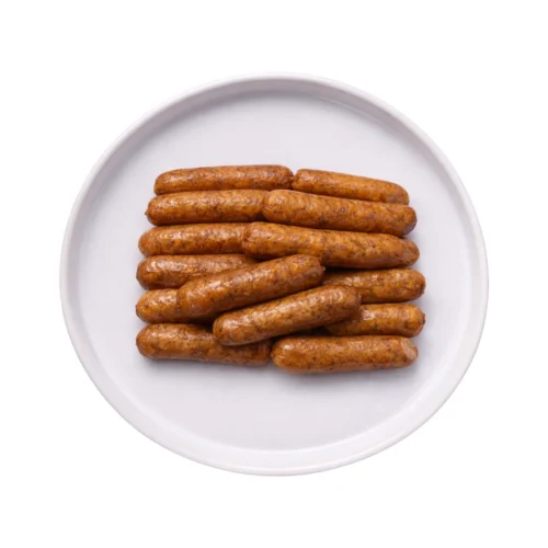 kiełbasa z łososia atlantyckiego wędzona na gorąco