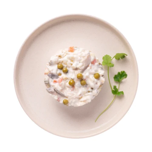 sałatka polska ze śledziem